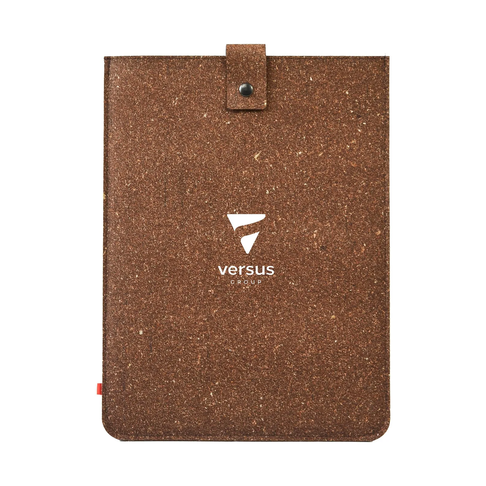 recycled lederen sleeve voor laptop 16